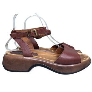 Dansko Brown Leather Sandals